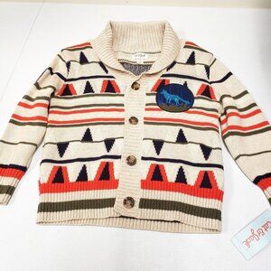 Cat & Jack Boys Sweater Cardigan Size XS 4/5